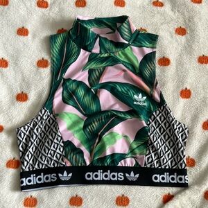 Never worn Adidas crop top, size L